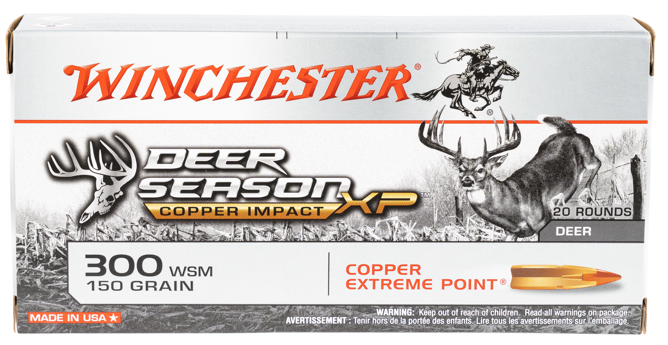 Winchester Ammo Deer Season Xp, Win X300sdslf     300wsm 150epci     20/10  Deer