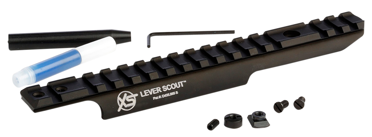 Xs Sights Lever Scout Rail, Xs Ml-6000r-n   Lever Scout Mnt Marlin 1895