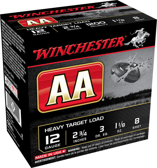 Winchester Ammo Aa, Win Aam128     Aa Heavy     11/8     25/10