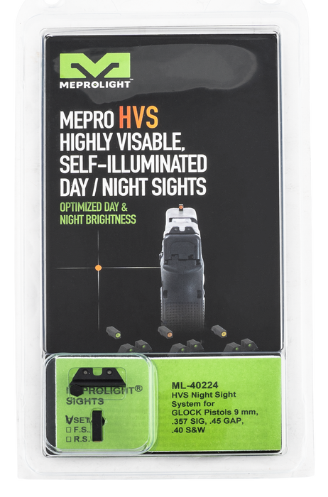 Mepro Usa Llc Mepro Hyper-bright, Mepro 402243131  Hyperbright Glk 9/40      Org/grn