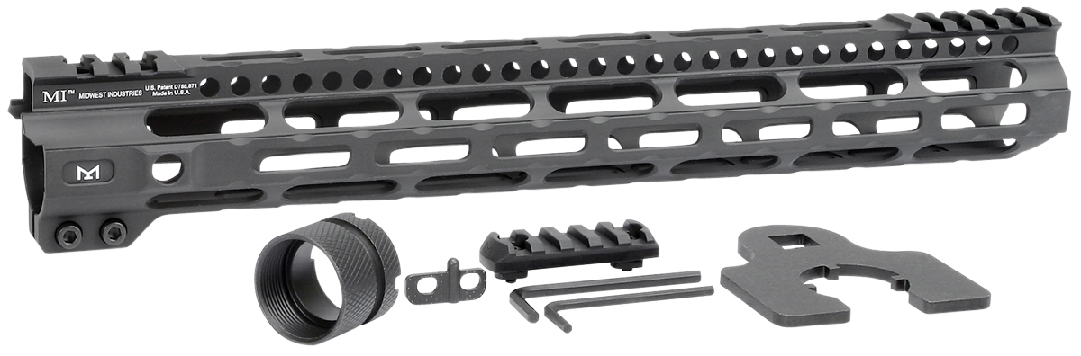 Midwest Industries Inc Combat, Midwest Mi-crlw14       Combat Lgwt Mlok Rl   14in