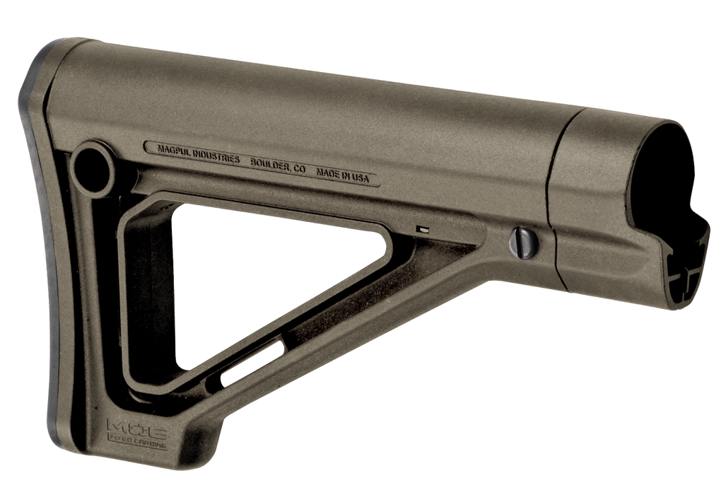 Magpul Industries Corp Moe, Magpul Mag480-odg Moe Fixed Carbine Stock Mil-spec