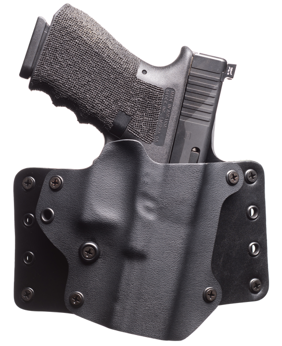 Blackpoint Leather Wing, Blkpnt 100080 Leather Wing Holster Glk 17/22