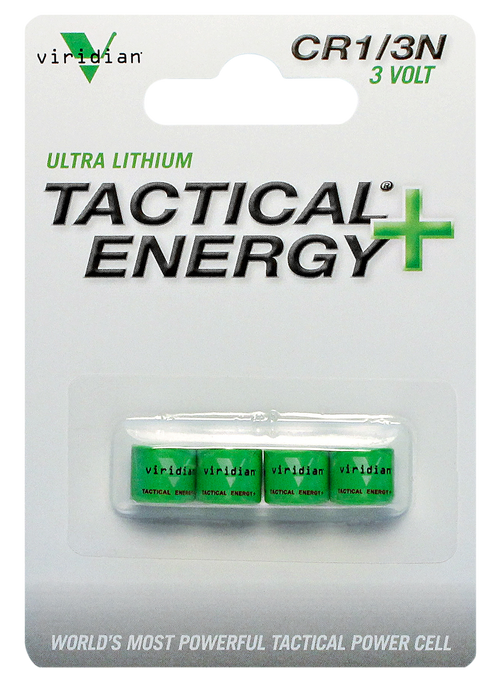 Viridian Tactical Energy, Vir 13n-4   1/3n   Lithium Batt 4-pack