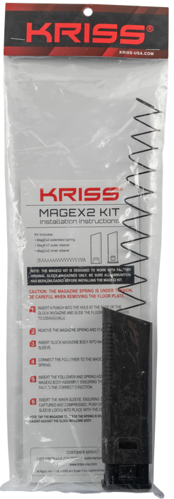 Kriss Usa Magex, Kriss Kvamx2k45bl00 Magex2 Kit Glock 45