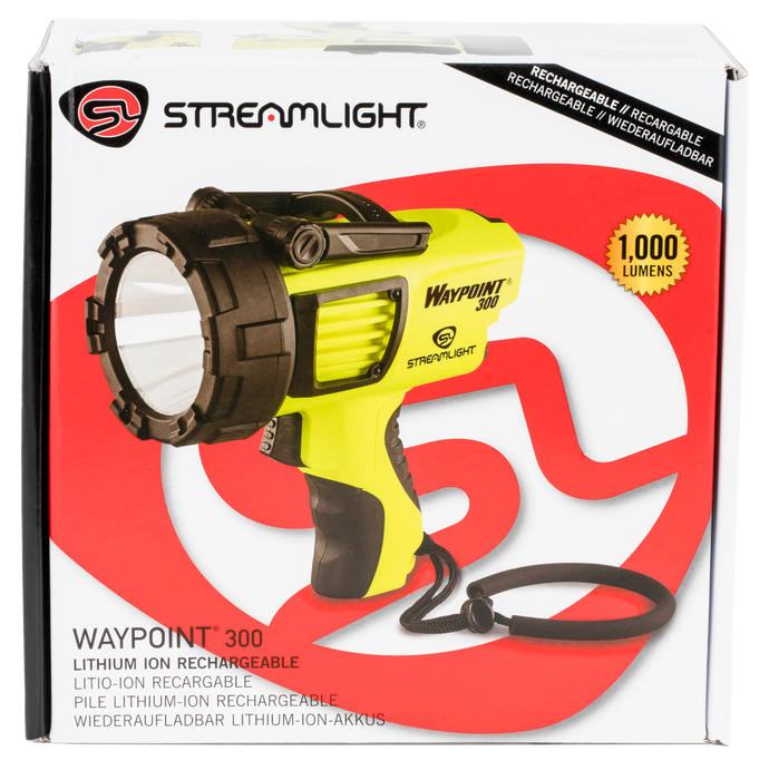 Streamlight Waypoint, Stl 44910  Waypoint 300 Rec Spotlight Yellow