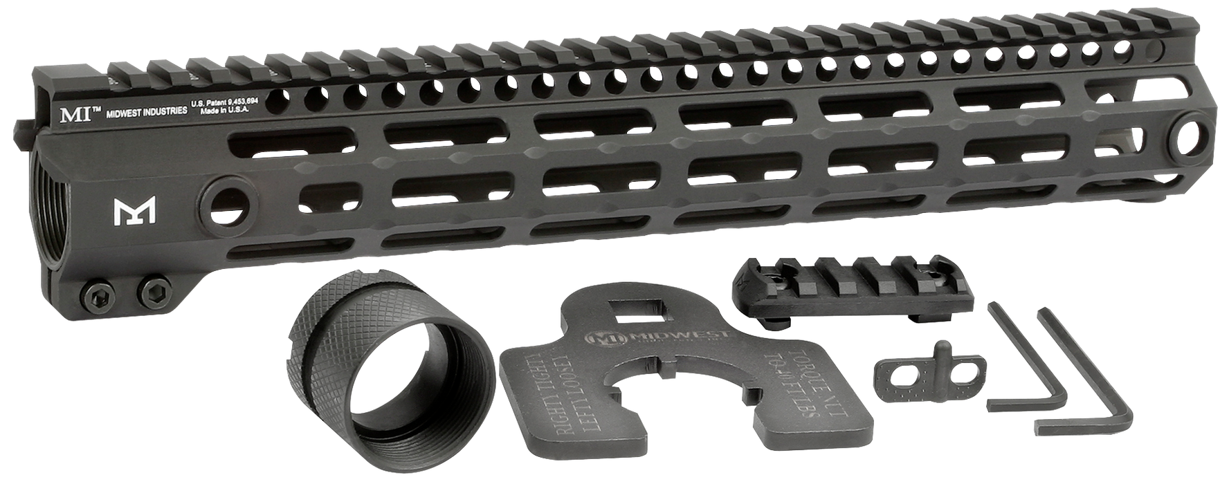 Midwest Industries Inc Tactical, Midwest Mi-g4m12.625    G4 Mlok     Handguard 12.6