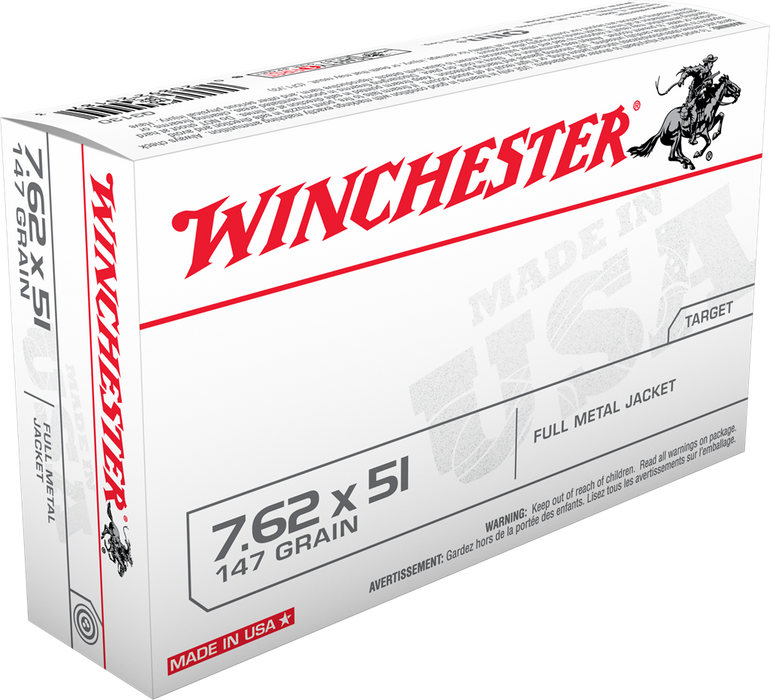 Winchester Ammo Usa, Win Q3130      7.62 Nato 147 Fmj     20/10