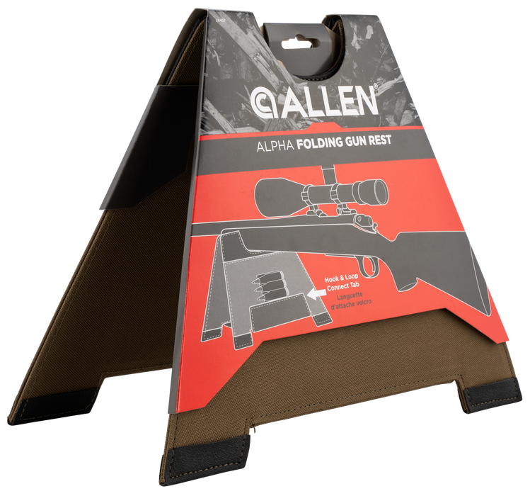 Allen Alpha-lite, Allen 18407 Alpha Lite Folding Gun Rest  Lg 8"