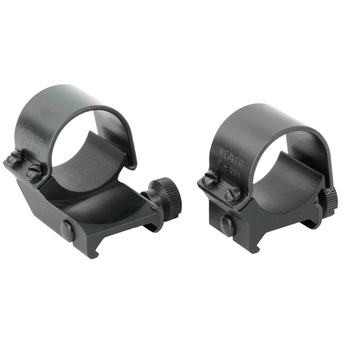 Weaver Mounts Scope Ring Set, Weav 49091 1in Rings Ext Detachable Mt Med