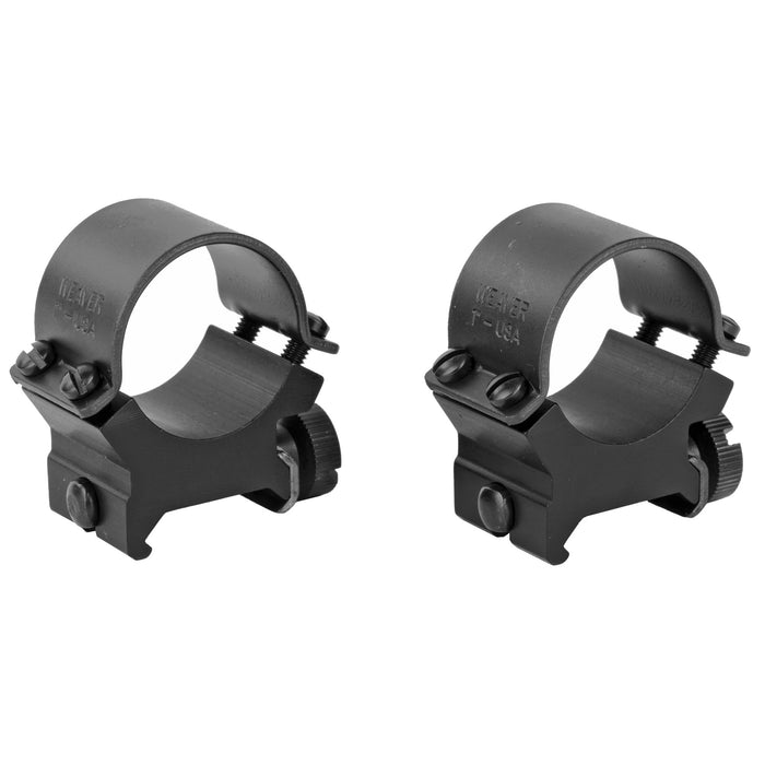 Weaver Mounts Scope Ring Set, Weav 49164 Sure Grip Rngs 1in High Mat