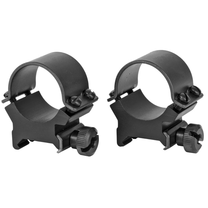 Weaver Mounts Scope Ring Set, Weav 49164 Sure Grip Rngs 1in High Mat