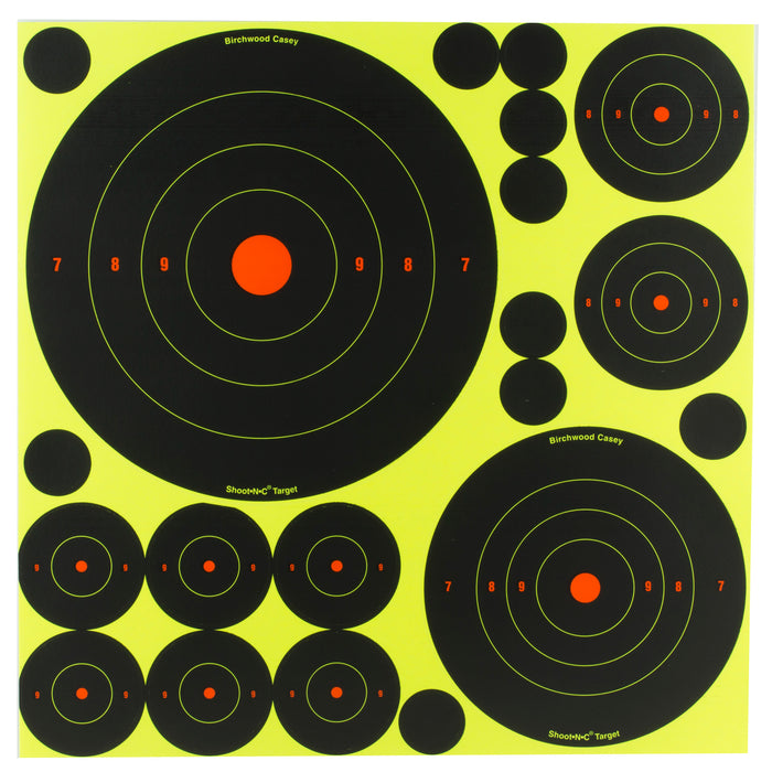 Birchwood Casey Shoot-n-c, Bir 34018 Shoot-n-c Bullseye Variety Pk       50pk