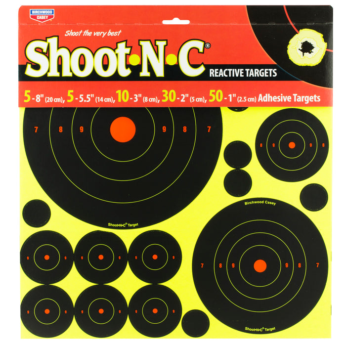 Birchwood Casey Shoot-n-c, Bir 34018 Shoot-n-c Bullseye Variety Pk       50pk