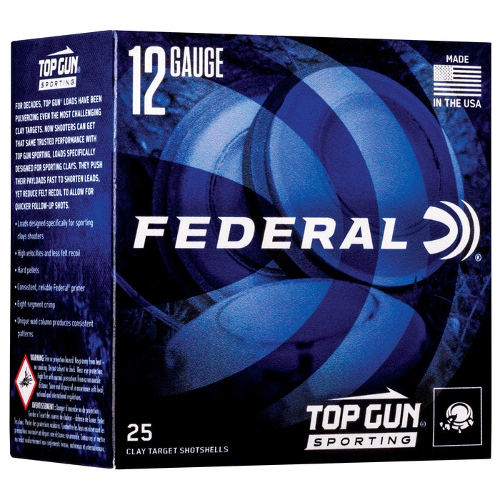Federal Top Gun, Fed Tgsh1275   Top Gun 12 2.75 1oz        25/10
