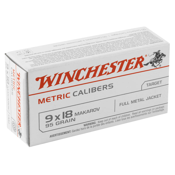 Winchester Ammo Usa, Win Mc918m    9x18mak     95 Fmj Met 50/20