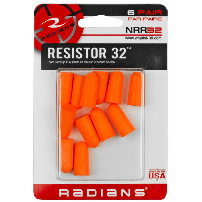 Radians Resistor, Rad Fp8000bp Foam Plugs