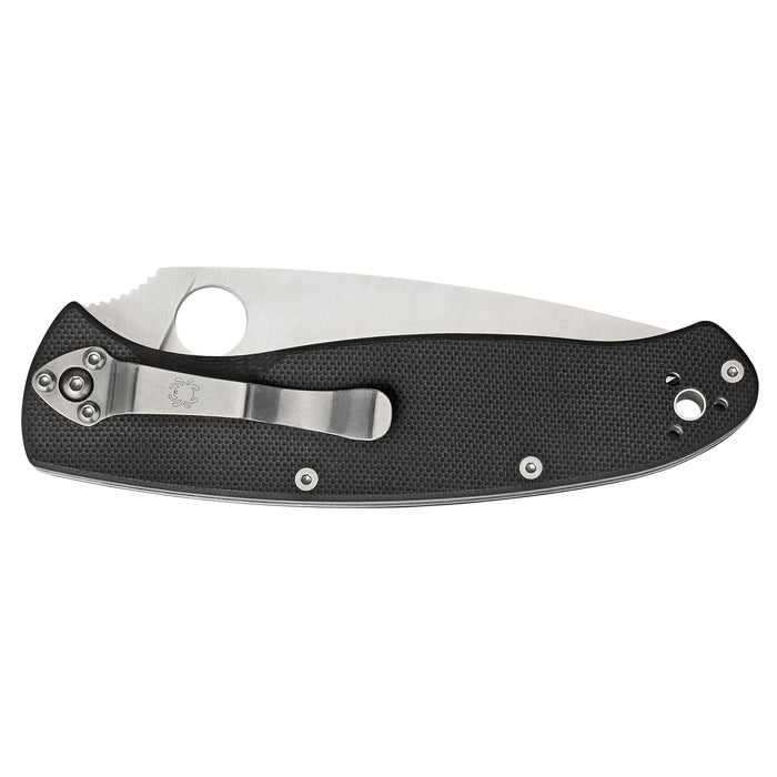 Spyderco Resilience, Spy C142gp     Resilence G10 Black     Pln