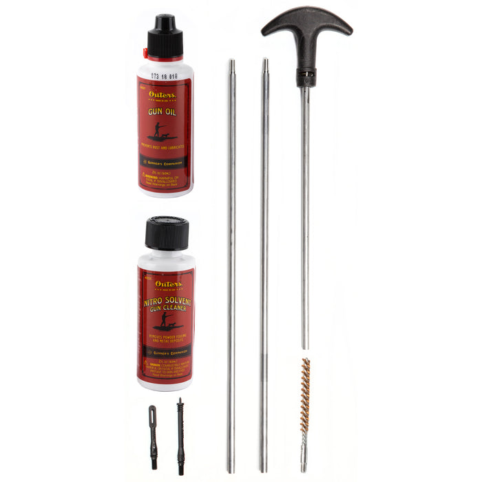 Outers Rifle Cleaning Kit, Out 96217 Rifle Kit 22            Clam