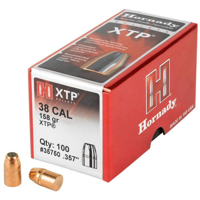 Hornady Xtp, Horn 35750  Bull .357  158 Hpxtp            100/25