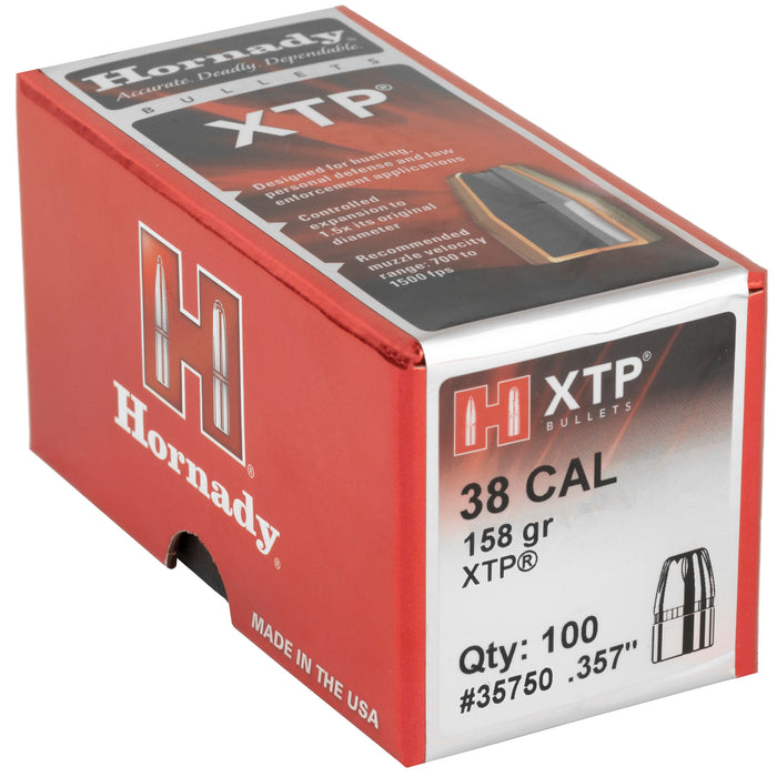 Hornady Xtp, Horn 35750  Bull .357  158 Hpxtp            100/25