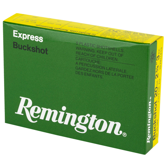 Remington Ammunition Express, Rem 20630 20b3       20    3   Buck          5/50