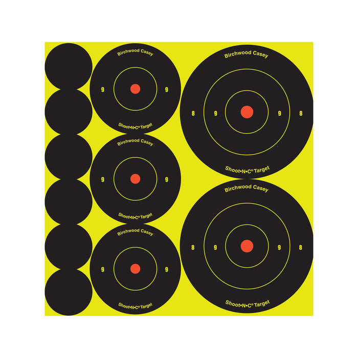 Birchwood Casey Shoot-n-c, Bir 34608 Shoot-n-c Bullseye Variety Pk      132pk