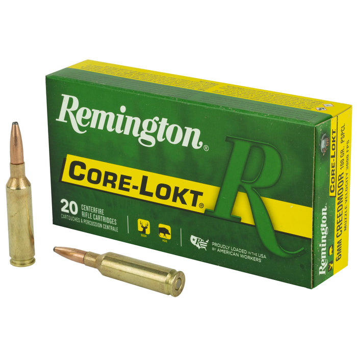 Remington Ammunition Core-lokt, Rem 29049 R6cm01  6mmcrd   100 Pspcl        20/10