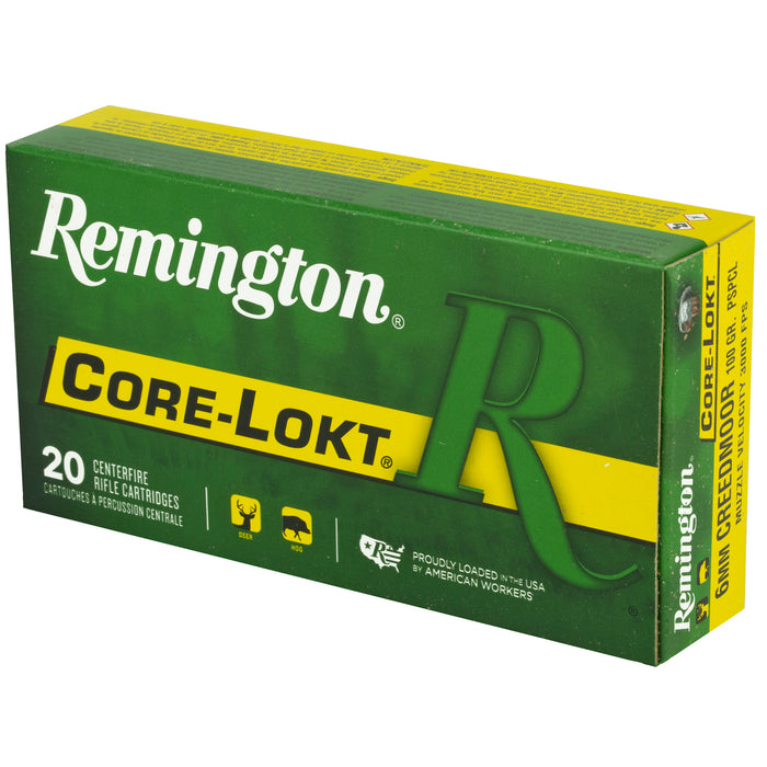 Remington Ammunition Core-lokt, Rem 29049 R6cm01  6mmcrd   100 Pspcl        20/10