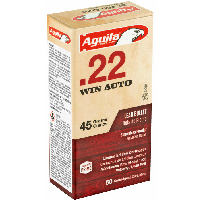 Aguila Rifle, Aguila 1b222504 22 Win Auto  45             50/100