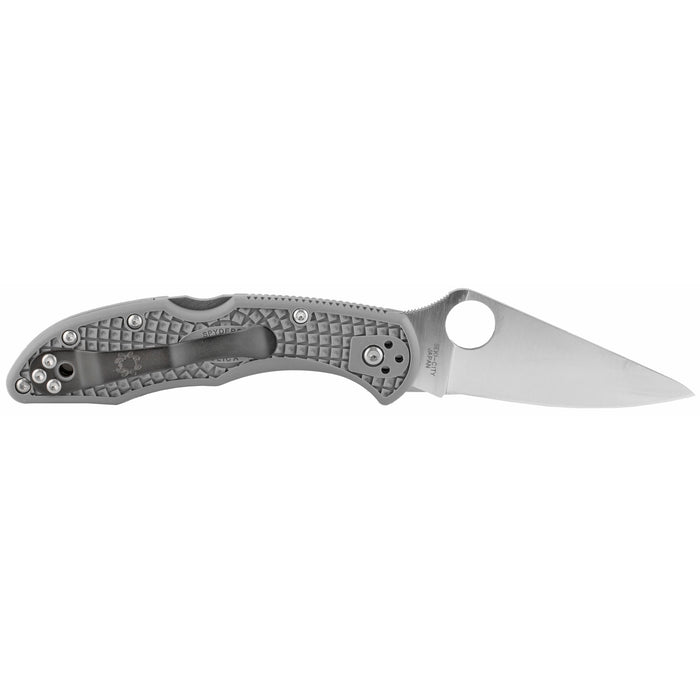 Spyderco Delica 4, Spy C11fpgy    Delica Flt Grd Gry     Pln