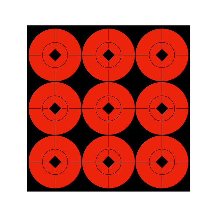 Birchwood Casey Target Spots, Bir 33902 Target Spots 2"  Orange             90pk