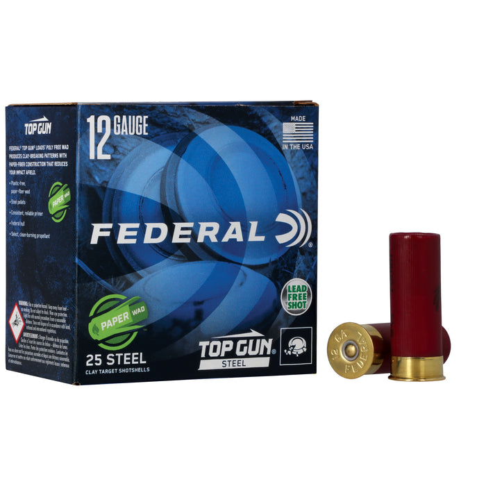 Federal Top Gun, Fed Tg12ws175  Paper   12  2.75  1oz      25/10
