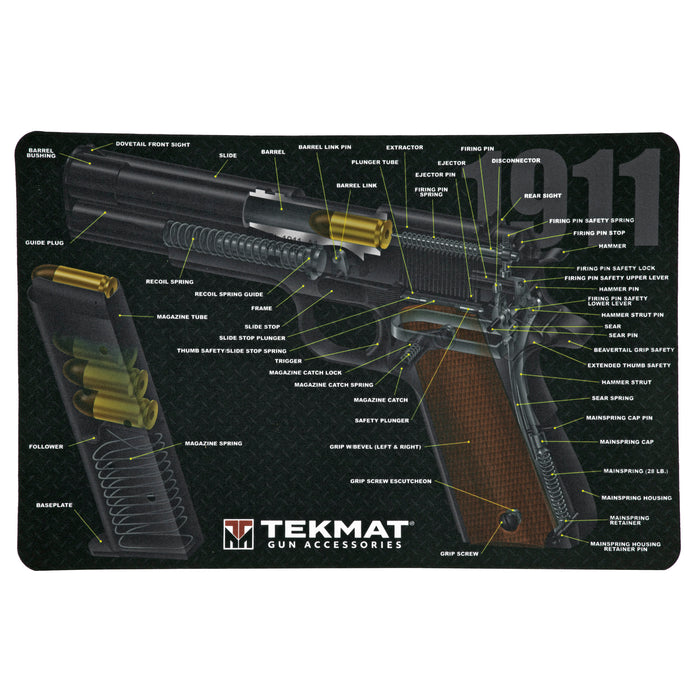 Beck Tek, Llc (tekmat) Original Cleaning Mat, Tekmat R171911ca 1911 Cut Away Cleaning Mat