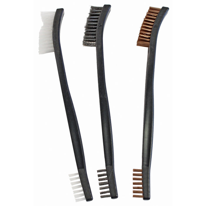 Birchwood Casey Utility Brushes, Bir 41104 Utility Brushes Bronze Nylon Ss 3pk