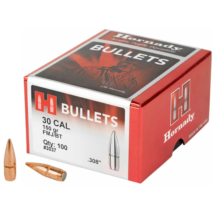 Hornady Traditional, Horn 3037   Bull .308 150 Fmjbt             100/15