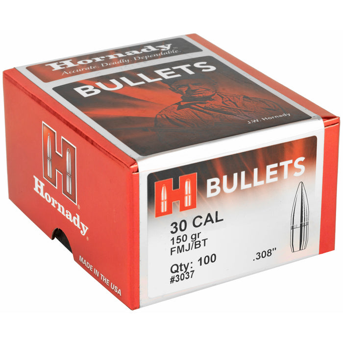 Hornady Traditional, Horn 3037   Bull .308 150 Fmjbt             100/15