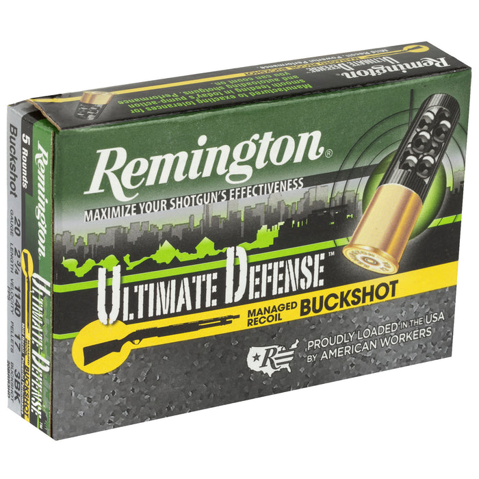 Remington Ammunition Ultimate Defense, Rem 20681 20brr3hd   Ulthd 20    3 Buck      5/20