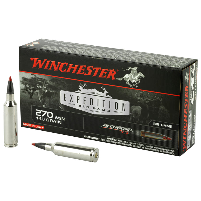 Winchester Ammo Expedition Big Game, Win S270wsmct     270wsm 140abct     20/10