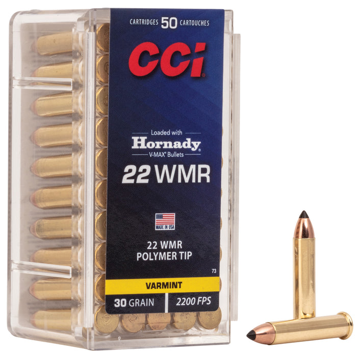 Cci Varmint, Cci 0073  22 Wmr 30 V-max                   50/40