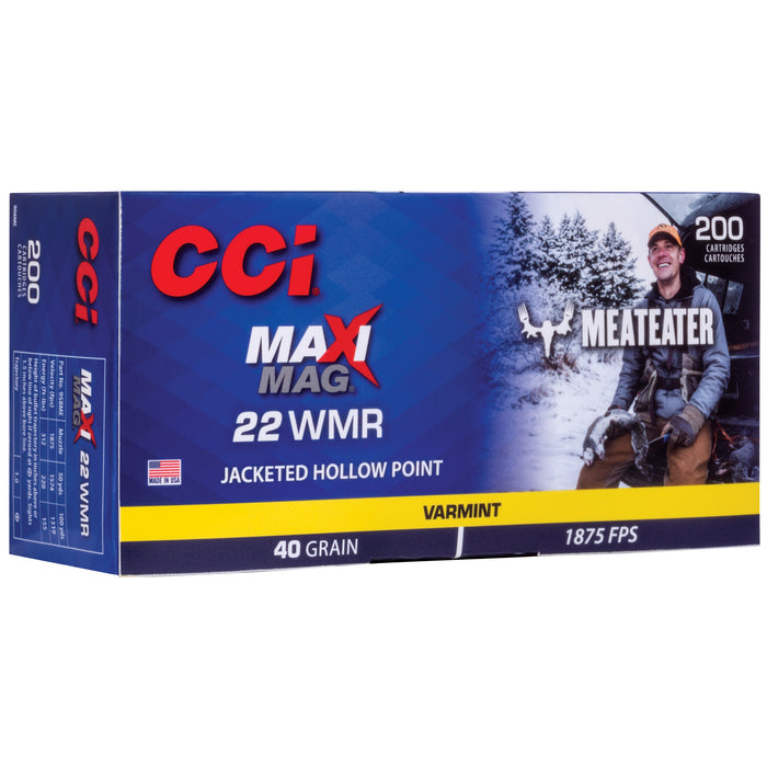 Cci Maxi-mag, Cci 958me 22wmr Maximag 40 Jhp Meateater   200/10