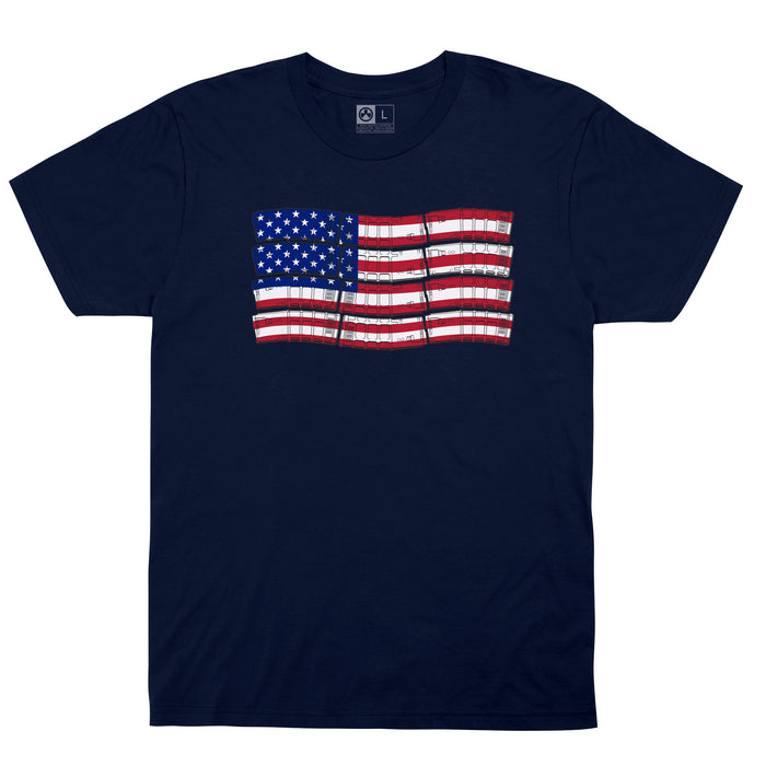 Magpul Industries Corp Pmag-flag, Magpul Mag1180-410-2xl Pmag Flag Cot Shirt 2x Navy