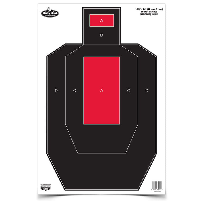 Birchwood Casey Dirty Bird, Bir 35743 Dirtybird 16.5x24" Bc-ipsc Practice  3pk