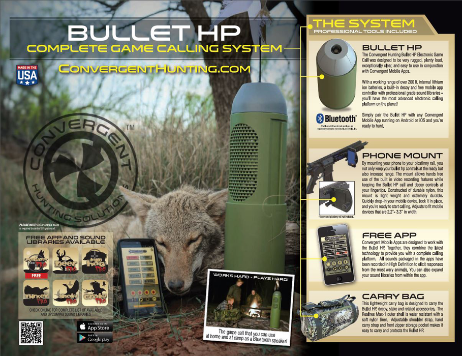 Convergent Bullet Hp, Convergent Bhp-4000-kit Bullet System