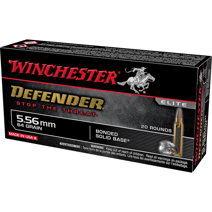 Winchester Ammo Defender, Win S556pdb       5.56    64 Bsb     20/10  Dfnd