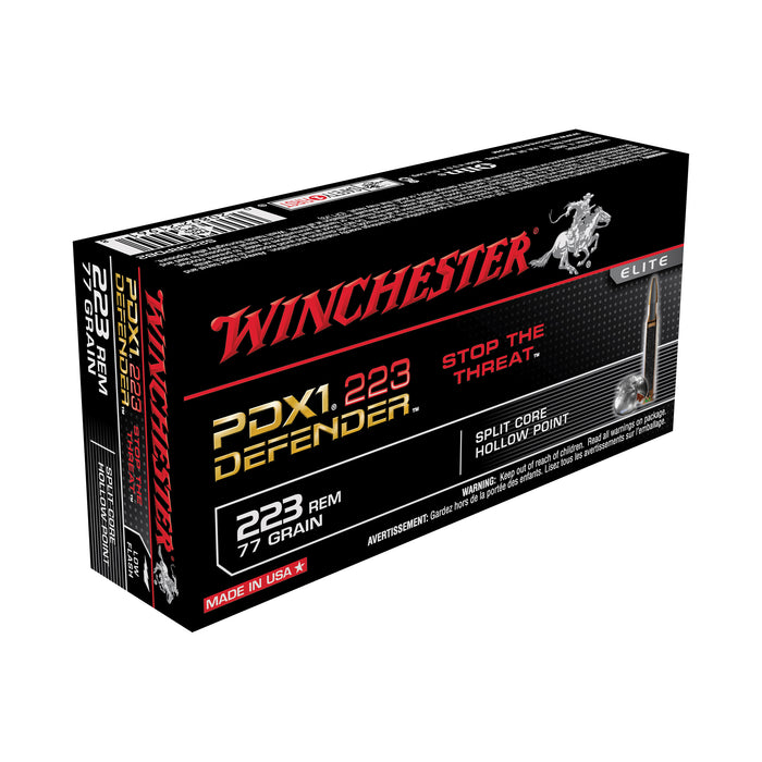 Winchester Ammo Pdx1 Defender, Win S223rpdb2     223     77 Pdx1    20/10