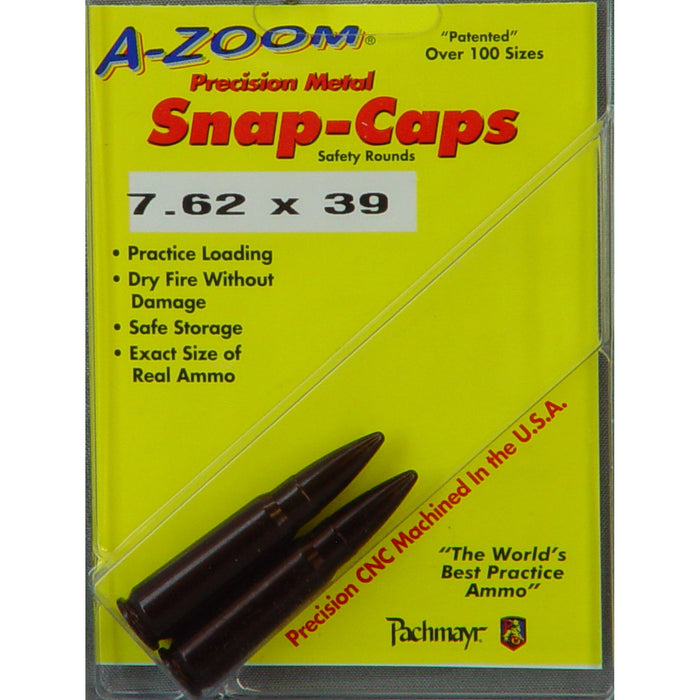 A-zoom Rifle Snap Caps, Azoom 12234      Snap Caps 7.62x39             2pk