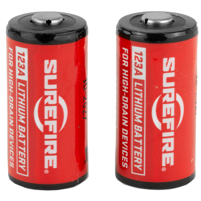 Surefire Cr123a, Sf Sf2-cb      Sf123a Batteries    (2)