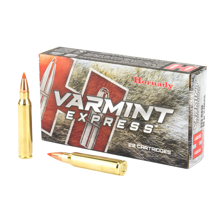 Hornady Varmint Express, Horn 8327   223 Rem  55 Vmax                 20/10