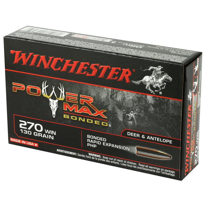 Winchester Ammo Power Max Bonded, Win X2705bp       270    130pmb      20/10